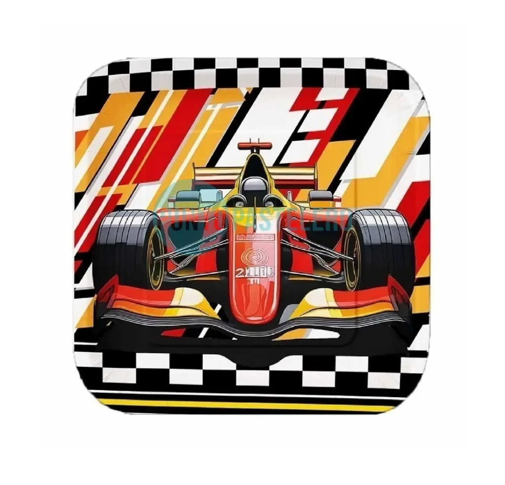PLATO POLIPAPEL CARRERAS FORMULA 1 (8 U.)