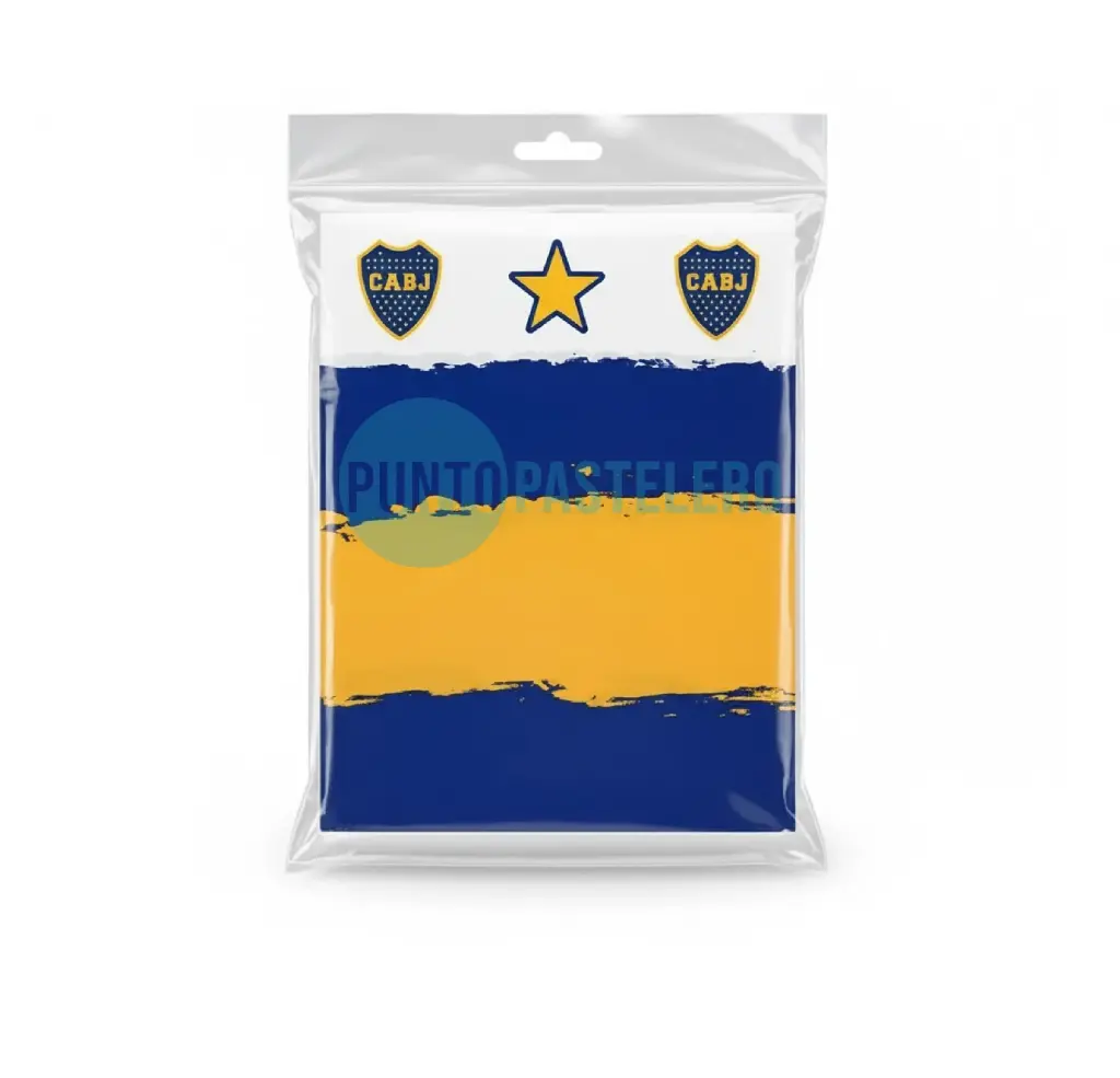 MANTEL BOCA JUNIORS (1.20 X 1.80 MT)