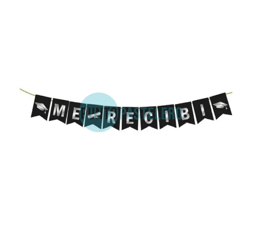 BANDERIN CON STAMPING "ME RECIBI"