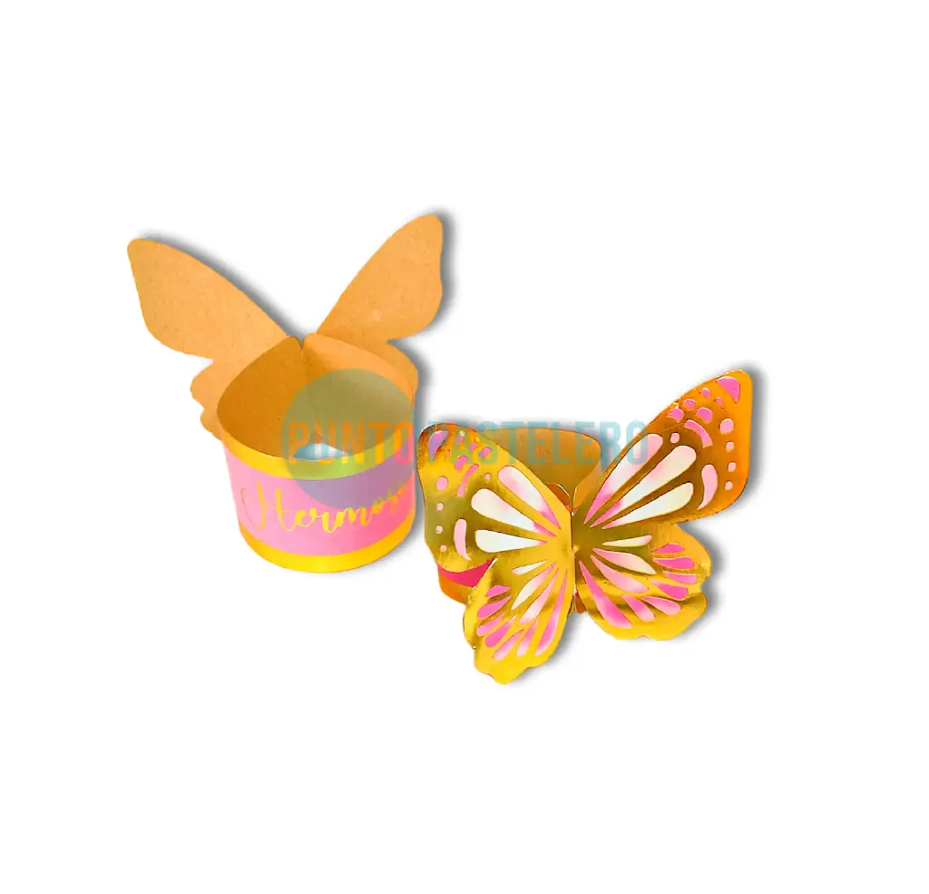 PULSERA MARIPOSAS GLAM (X 10 U.)