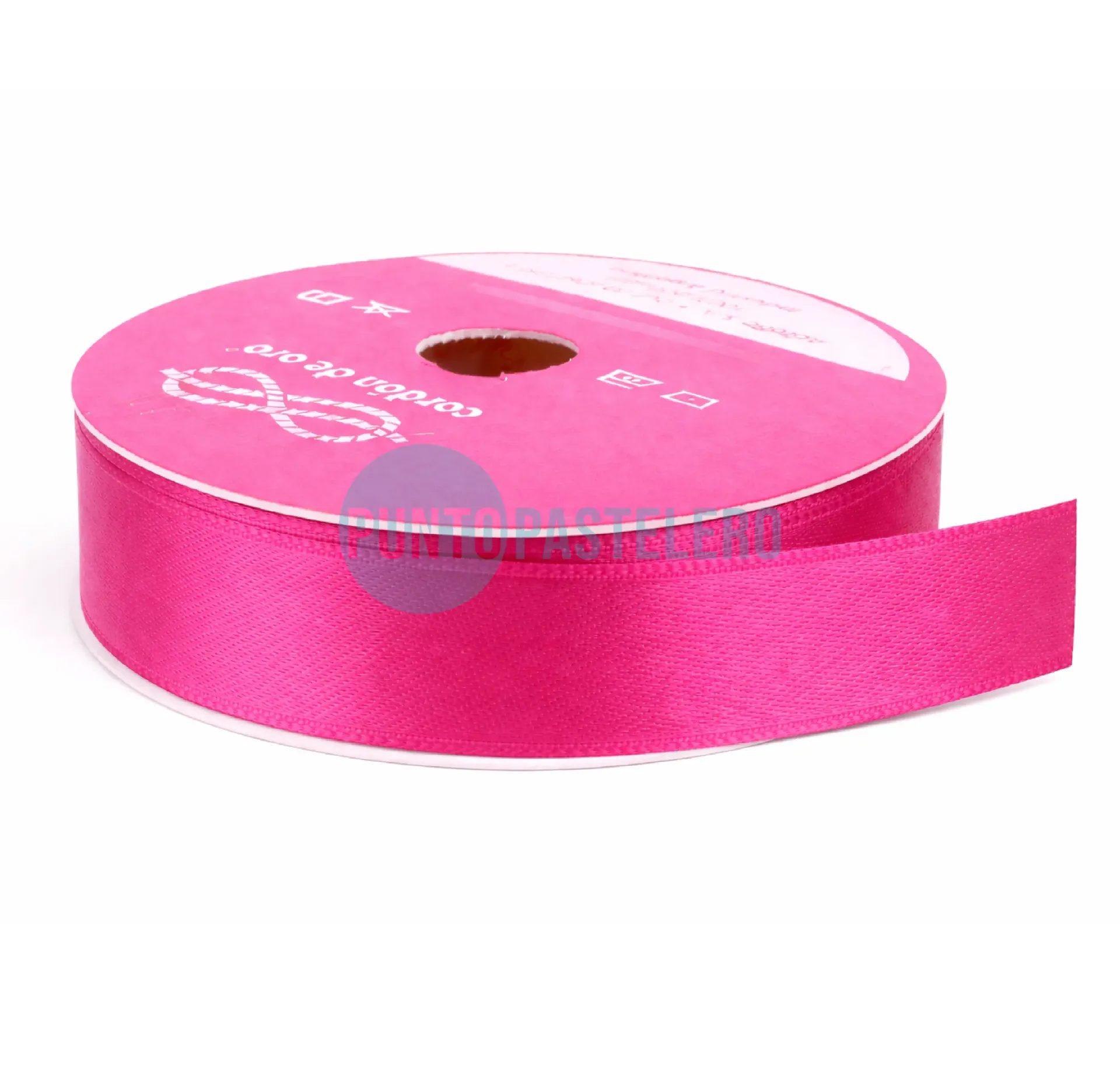 ROLLO CINTA RASO Nº3 FUCSIA (X 10 MT.)