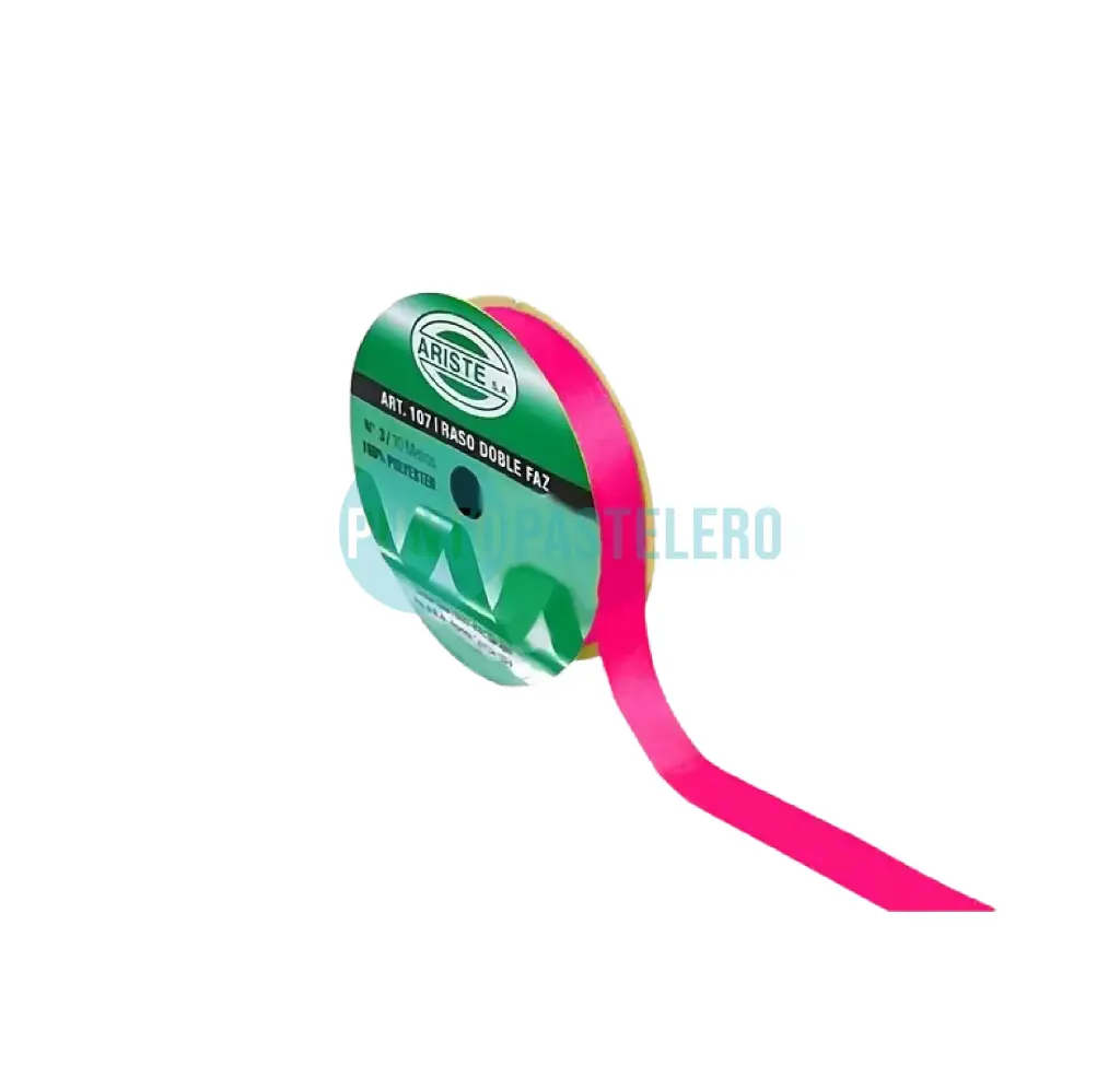 ROLLO CINTA RASO Nº3 FUCSIA (X 10 MT.)