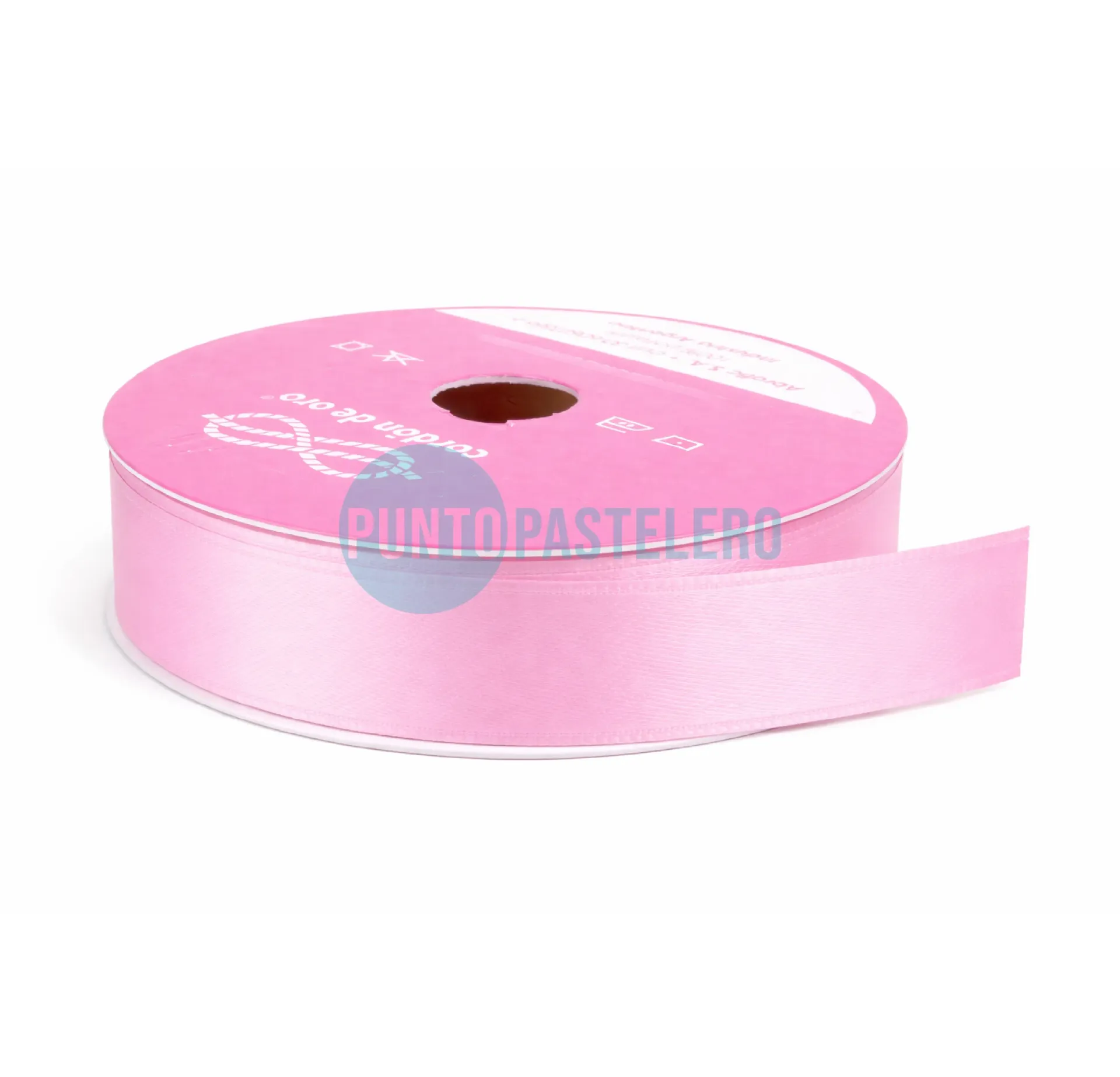 ROLLO CINTA RASO Nº3 ROSA (X 10 MT.)