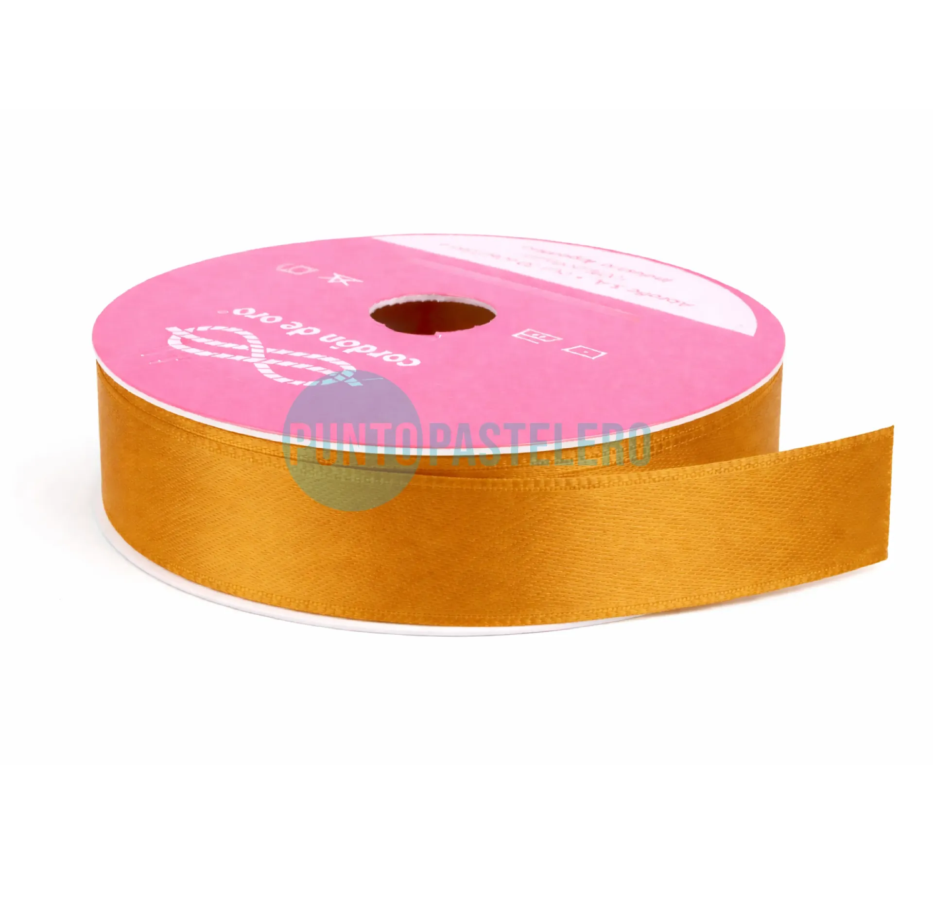 ROLLO CINTA RASO Nº3 DORADO (X 10 MT.)