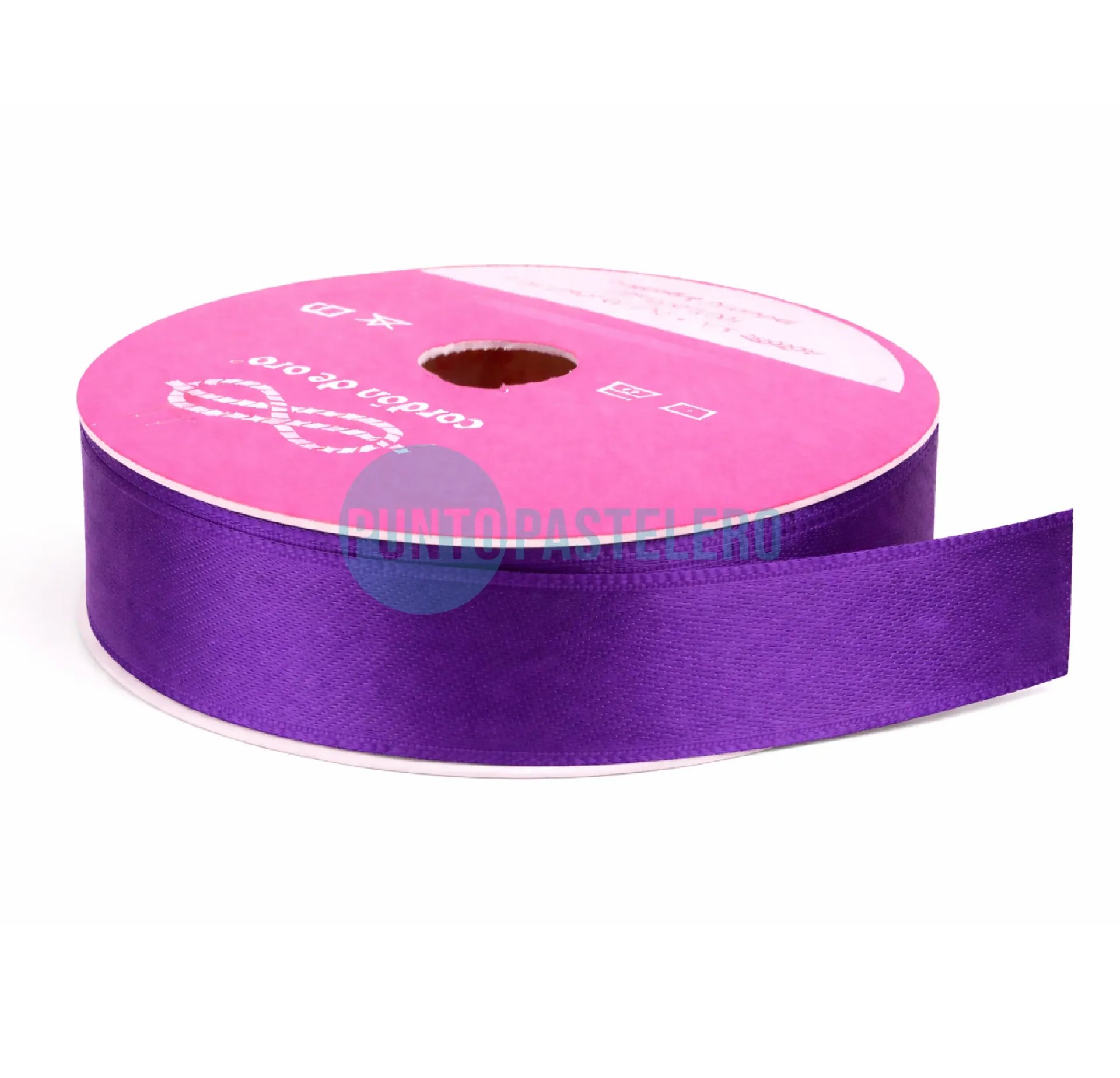 ROLLO CINTA RASO Nº3 VIOLETA (X 10 MT.)