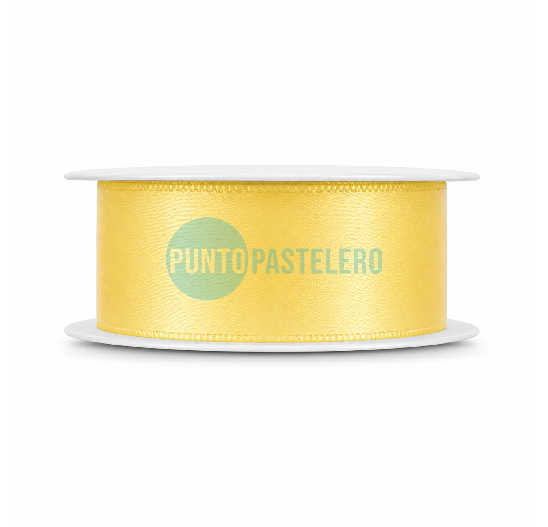 ROLLO CINTA RASO Nº5 AMARILLO PATITO (X 10 MT.)