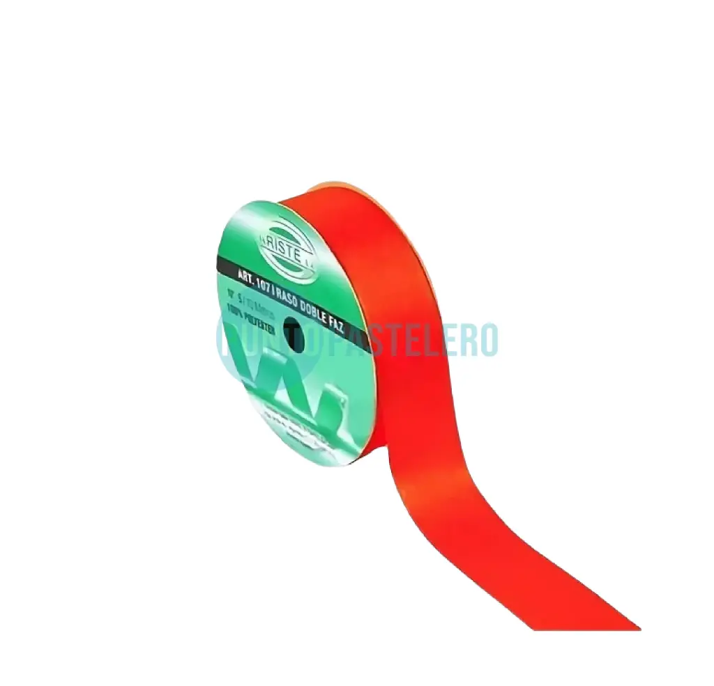 ROLLO CINTA RASO Nº5 ROJO (X 10 MT.)