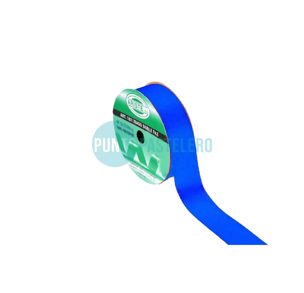 ROLLO CINTA RASO Nº5 AZUL (X 10 MT.)