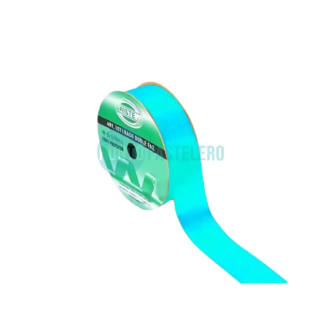 ROLLO CINTA RASO Nº5 TURQUESA (X 10 MT.)