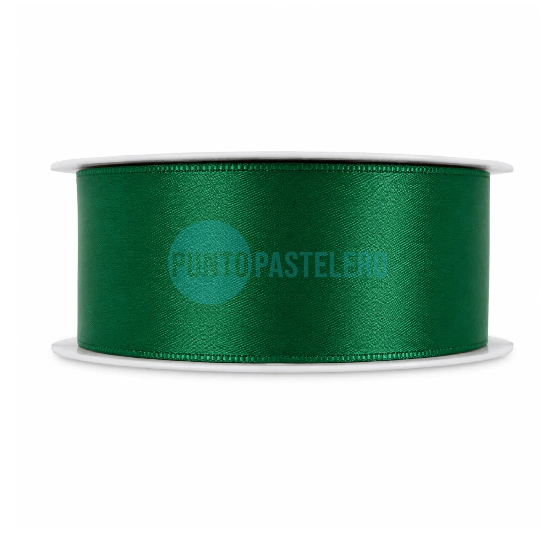 ROLLO CINTA RASO Nº5 VERDE BILLAR (X 10 MT.)