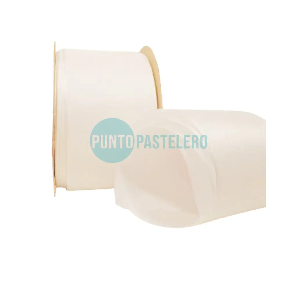 CINTA RASO N° 9 BLANCO (X 10 MT.)