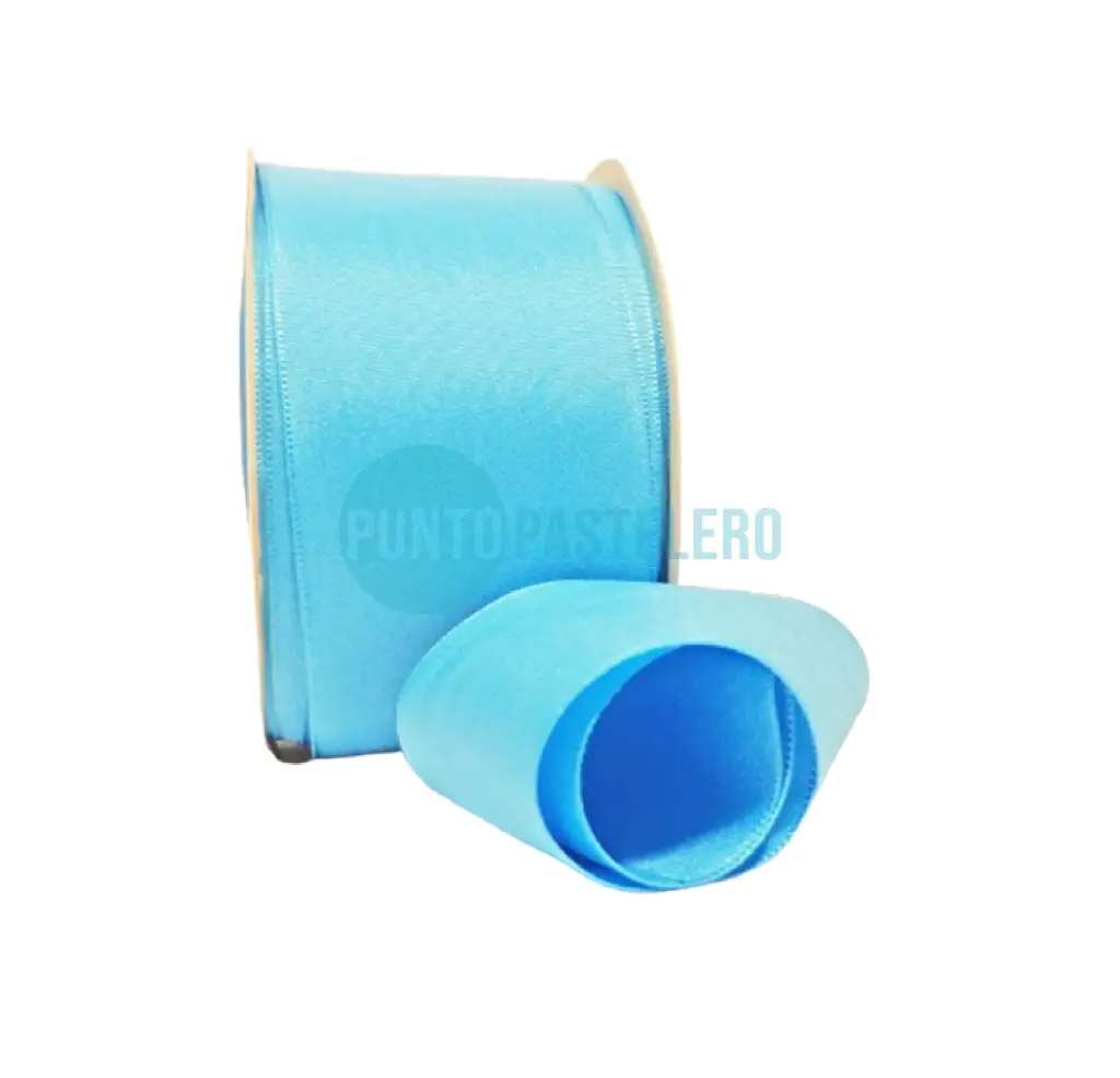 CINTA RASO N° 9 CELESTE (X 10 MT.)