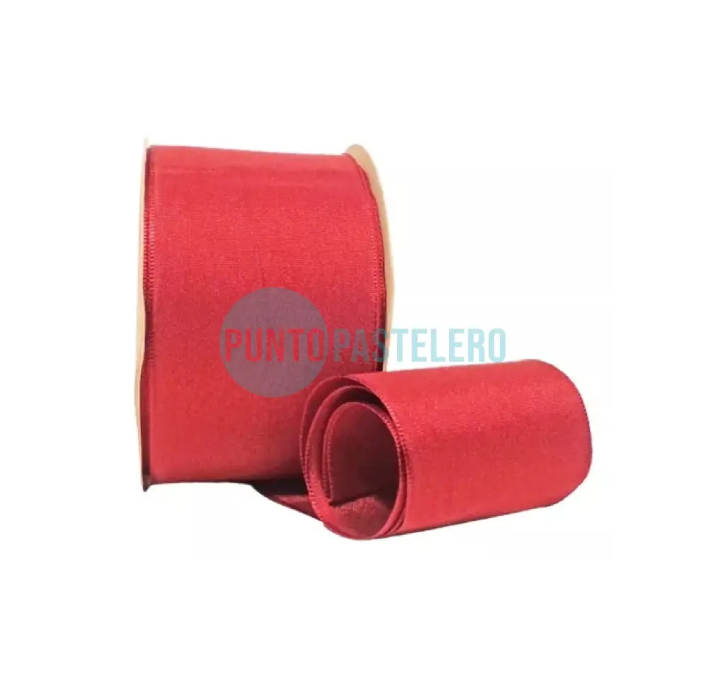 CINTA RASO N° 9 ROJO (X 10 MT.)