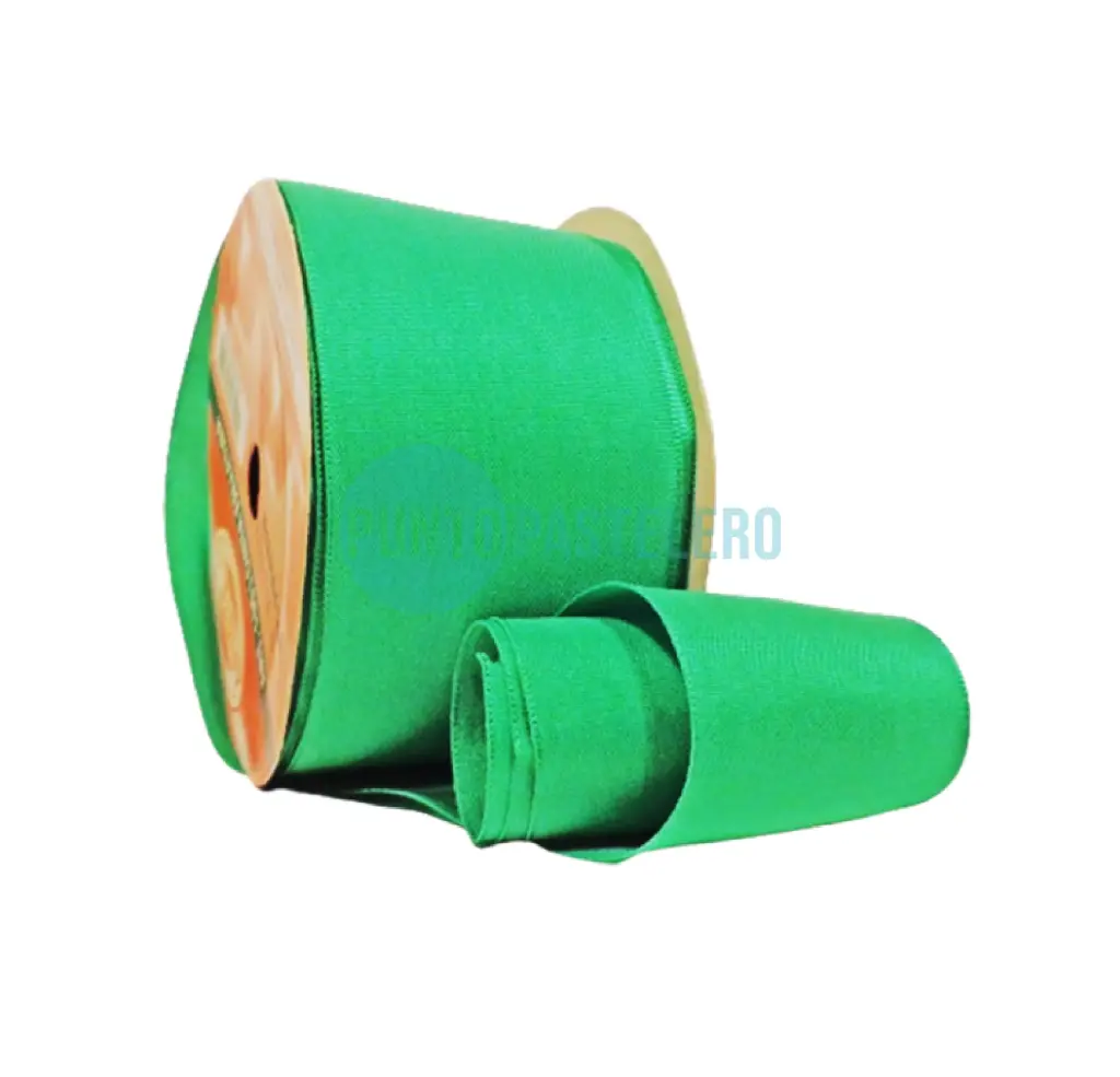 CINTA RASO N° 9 VERDE (X 10 MT.)