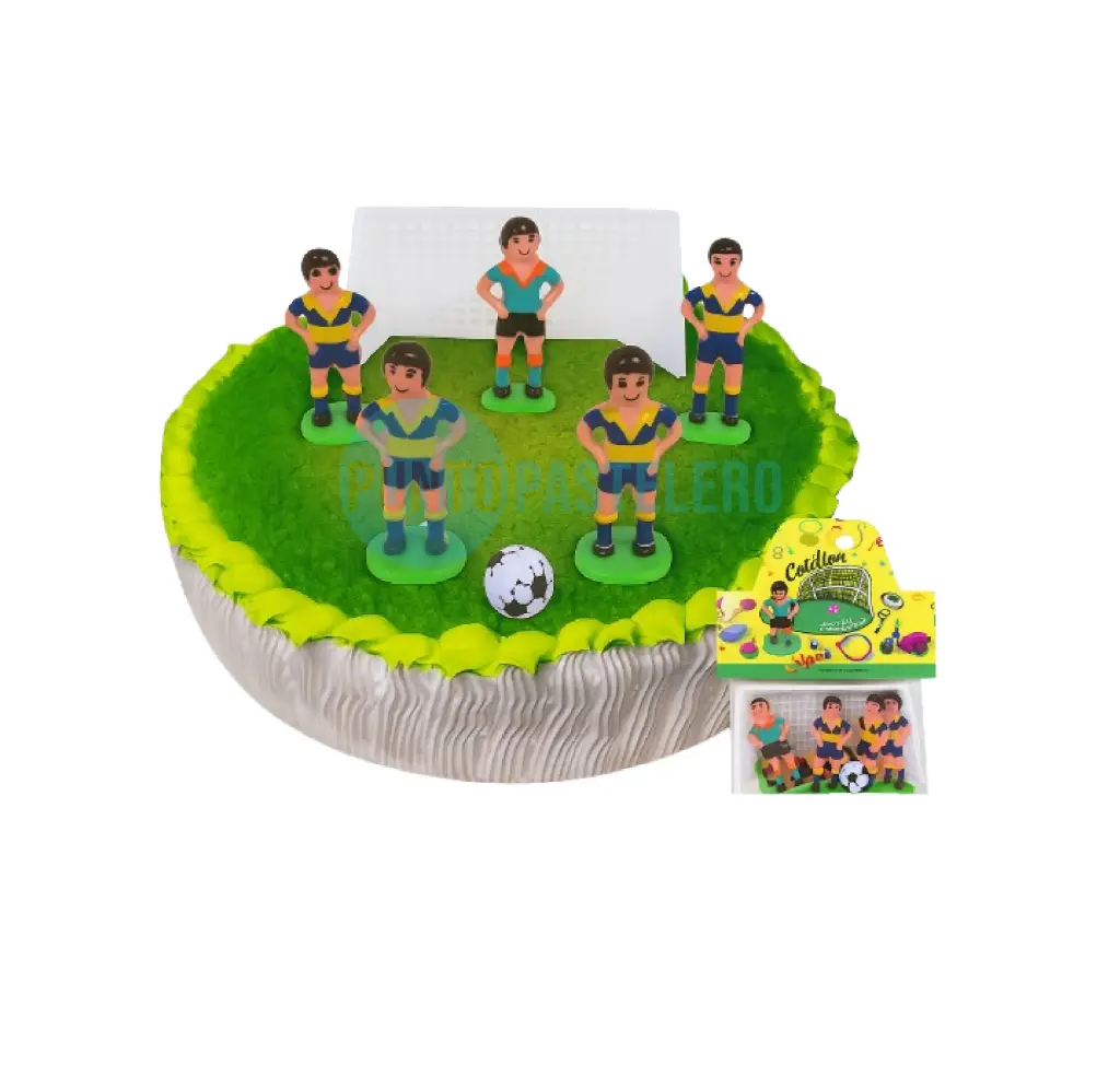 JUGADORES CON ARCO BOCA JUNIORS (X 5 U.)