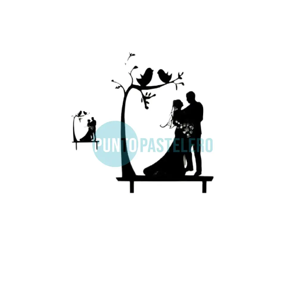 PINCHE FIBROFACIL NOVIOS BAJO UN ARBOL