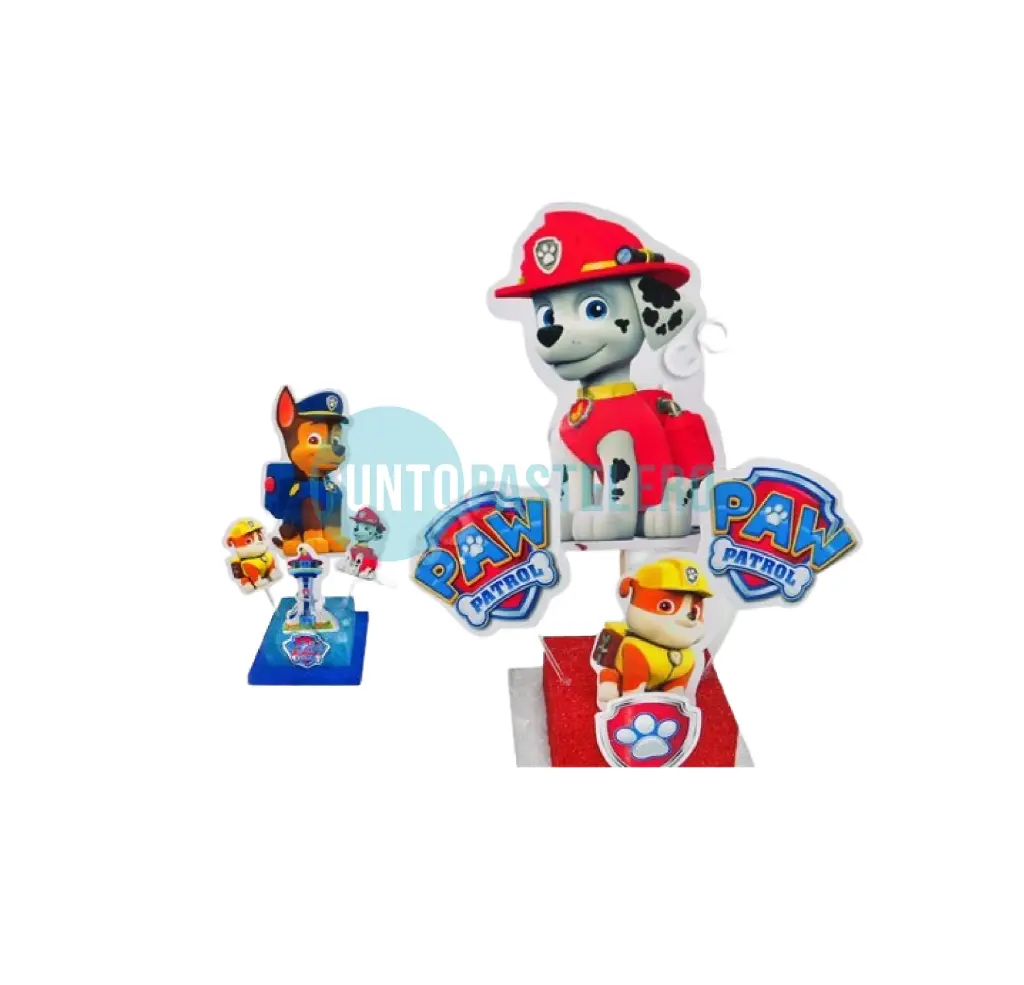 ADORNO TORTA BASE GIBREADA PAW PATROL