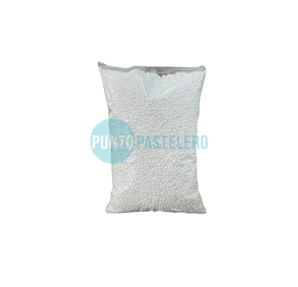 PELOTITAS TELGOPOR PARA DECORACION (BLANCO)