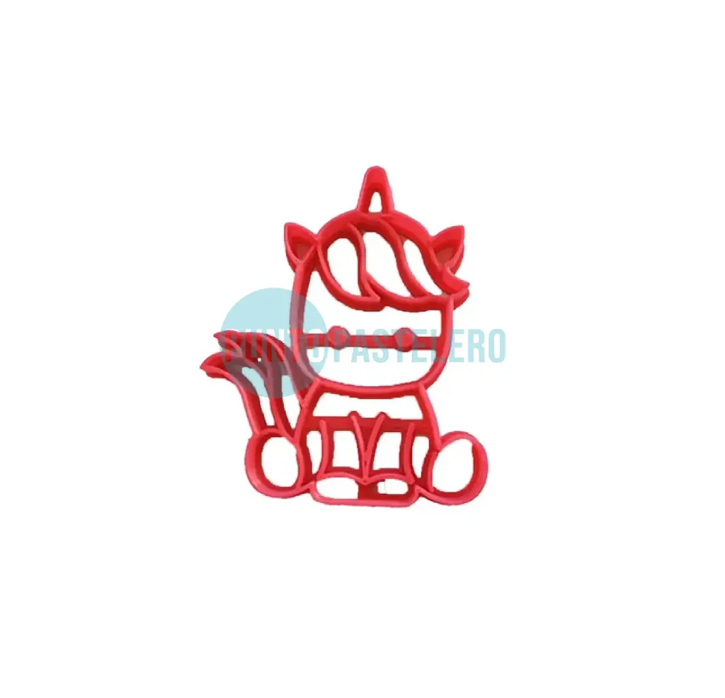 CORTANTE MARCADOR PLASTICO CUERPO UNICORNIO [2-1]