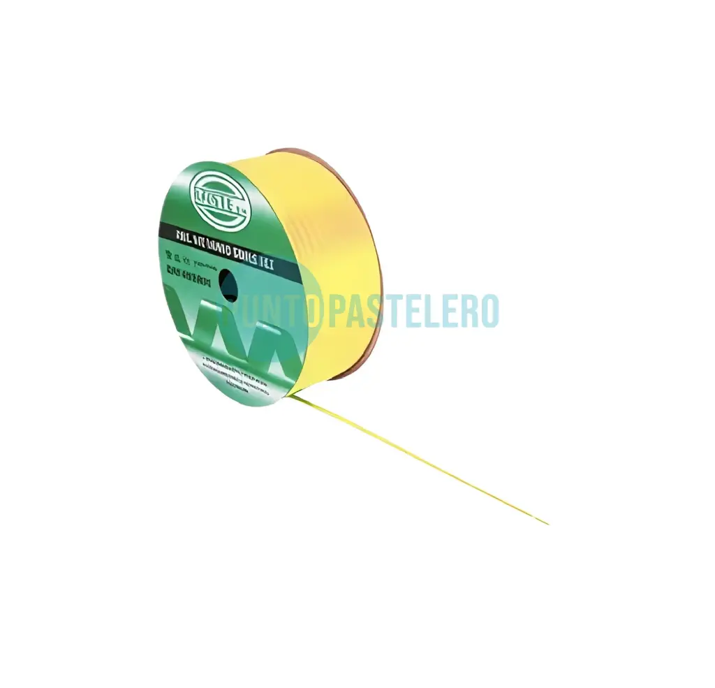 ROLLO CINTA RASO 00 AMARILLO DORADO (X 50 MT.)