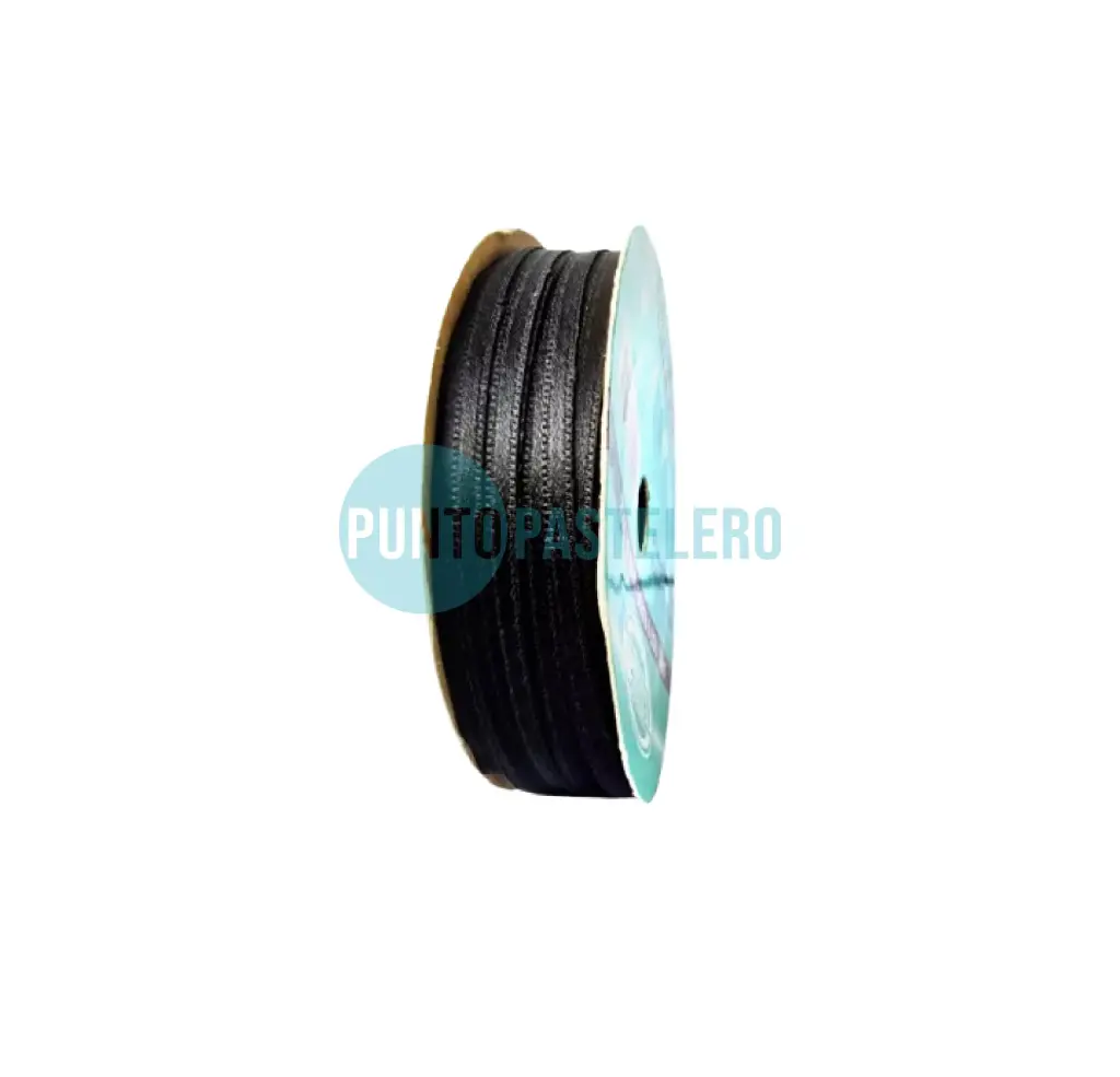 ROLLO CINTA RASO 00 NEGRO (X 50 MT.)