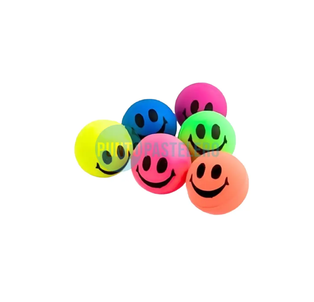 MINIATURA PELOTITAS SALTARINAS EMOJI (X 10 U.)