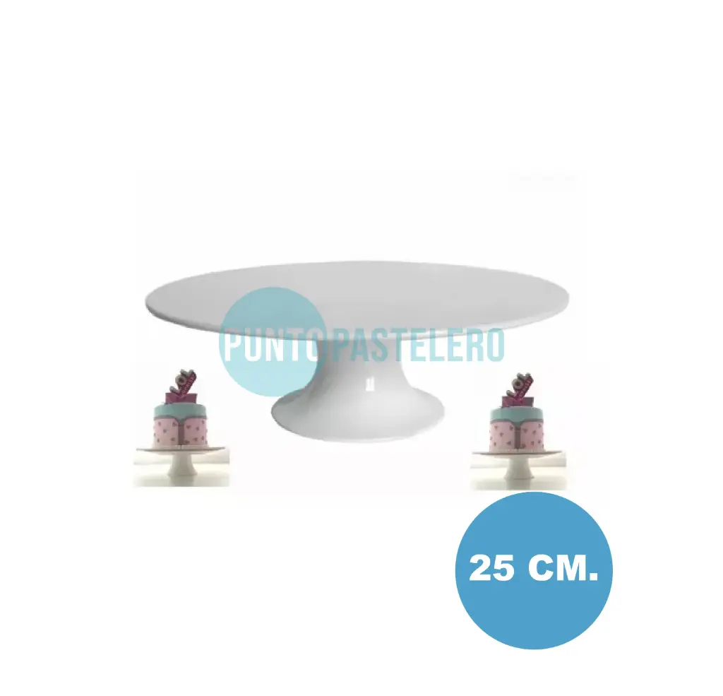 POSATORTA CON BASE (25 CM)