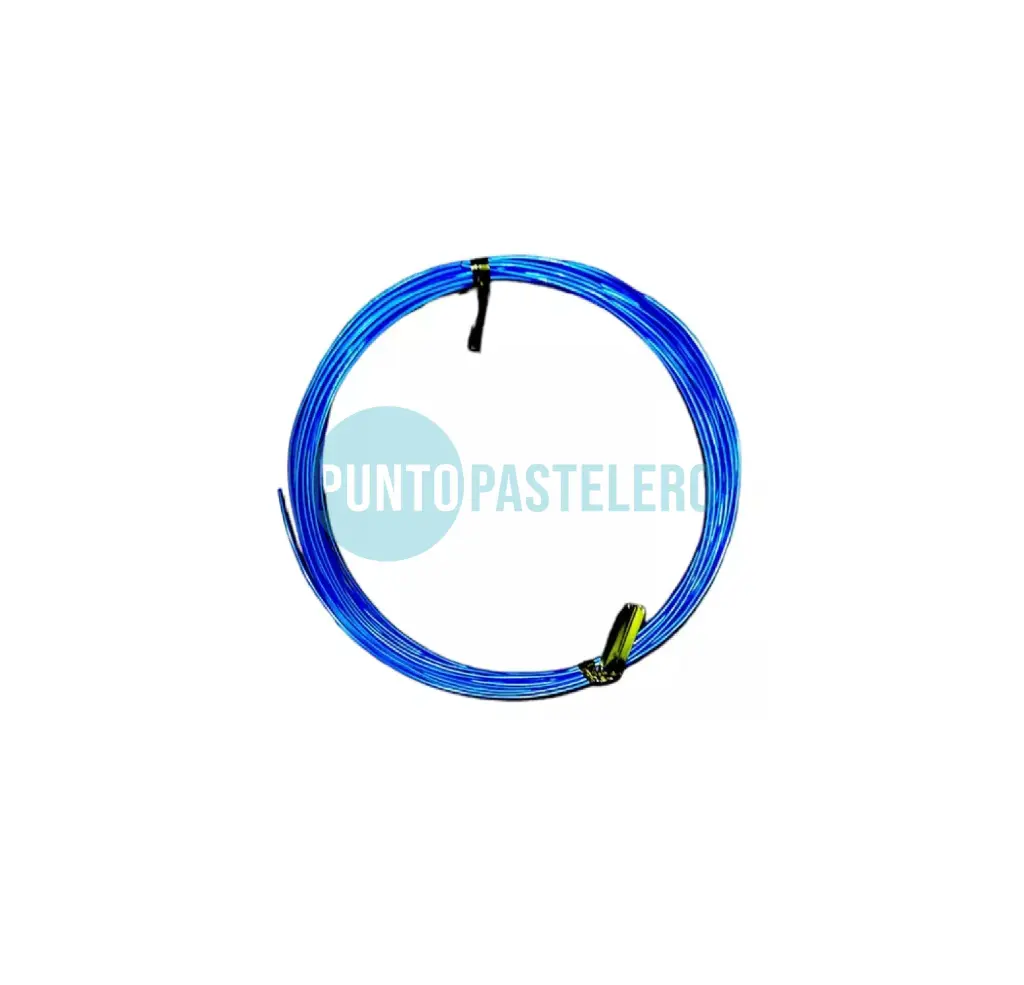 ALAMBRE DE ALUMINIO AZUL (X 9 MT.)