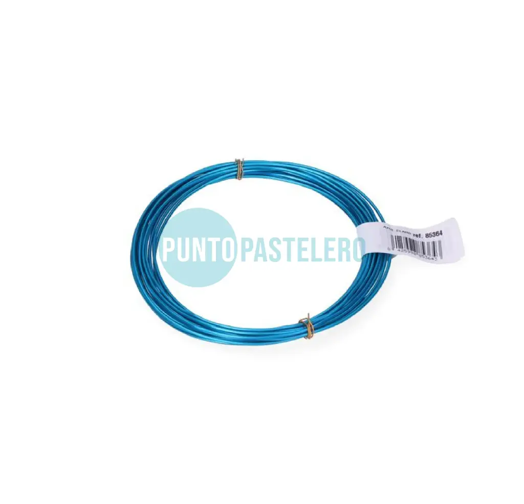 ALAMBRE DE ALUMINIO CELESTE (X 9 MT.)