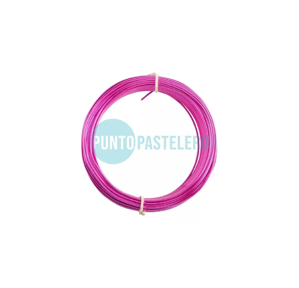 ALAMBRE DE ALUMINIO FUCSIA (X 9 MT.)