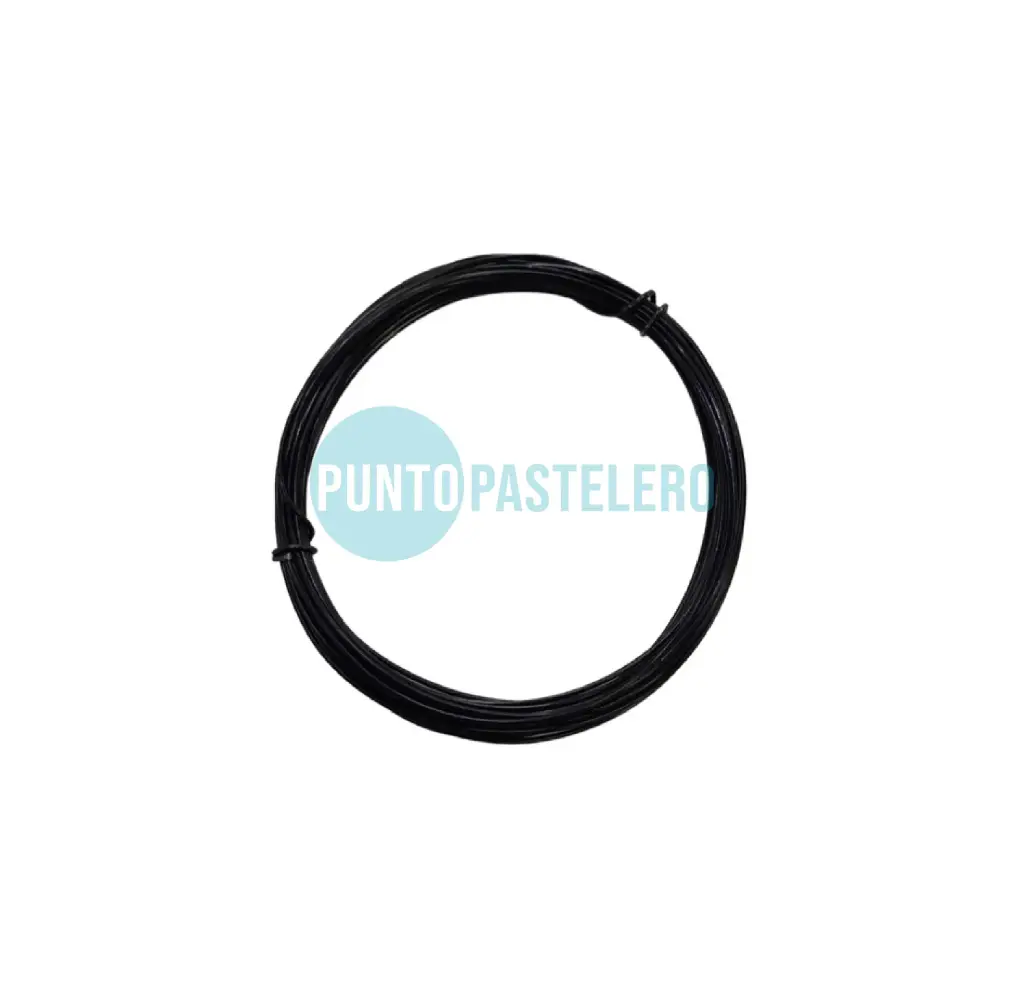 ALAMBRE DE ALUMINIO NEGRO (X 9 MT.)