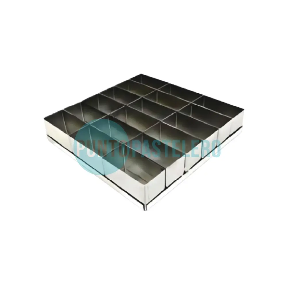 SET MOLDE DE MINI TORTAS LINGOTE CHICO (8 CM)