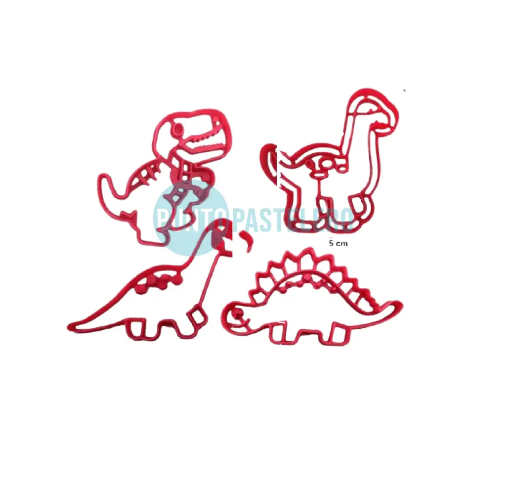 CORTANTE MARCADOR PLASTICO 3D DINOSAURIOS [CAJA 14]