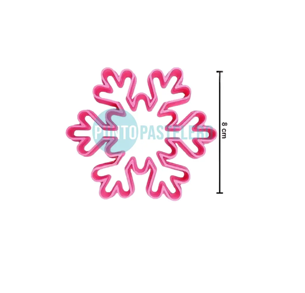 CORTANTE MARCADOR PLASTICO 3D COPO DE NIEVE [CAJA 1]