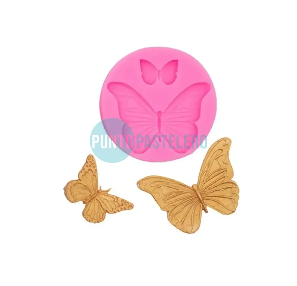 MOLDE SILICONA 2 MARIPOSAS [C6]