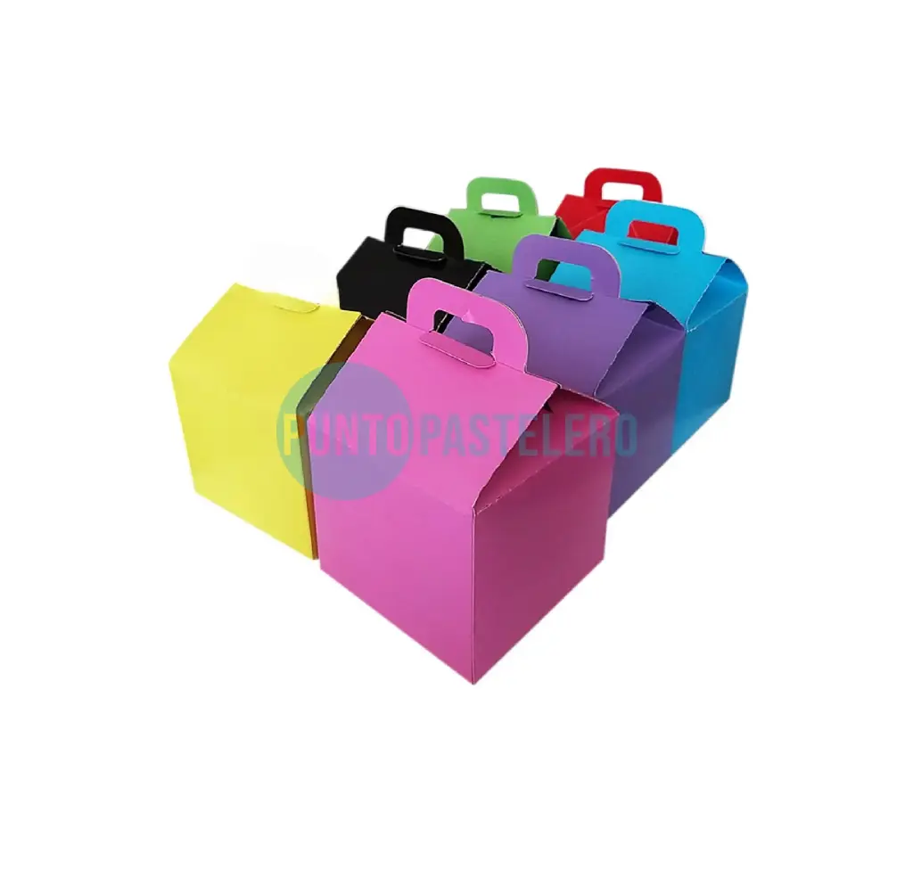 [CAJ136] CAJITA FELIZ CARTULINA COLOR (10X12X7 CM) [105]