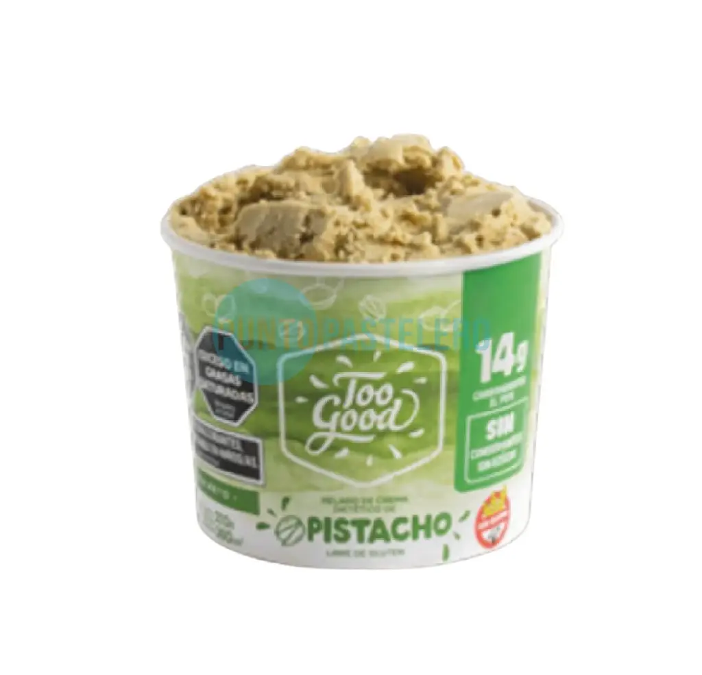HELADO KETO PISTACHO TOO GOOD ((X 210 GR.)) (SIN TACC) (SIN AZUCAR)