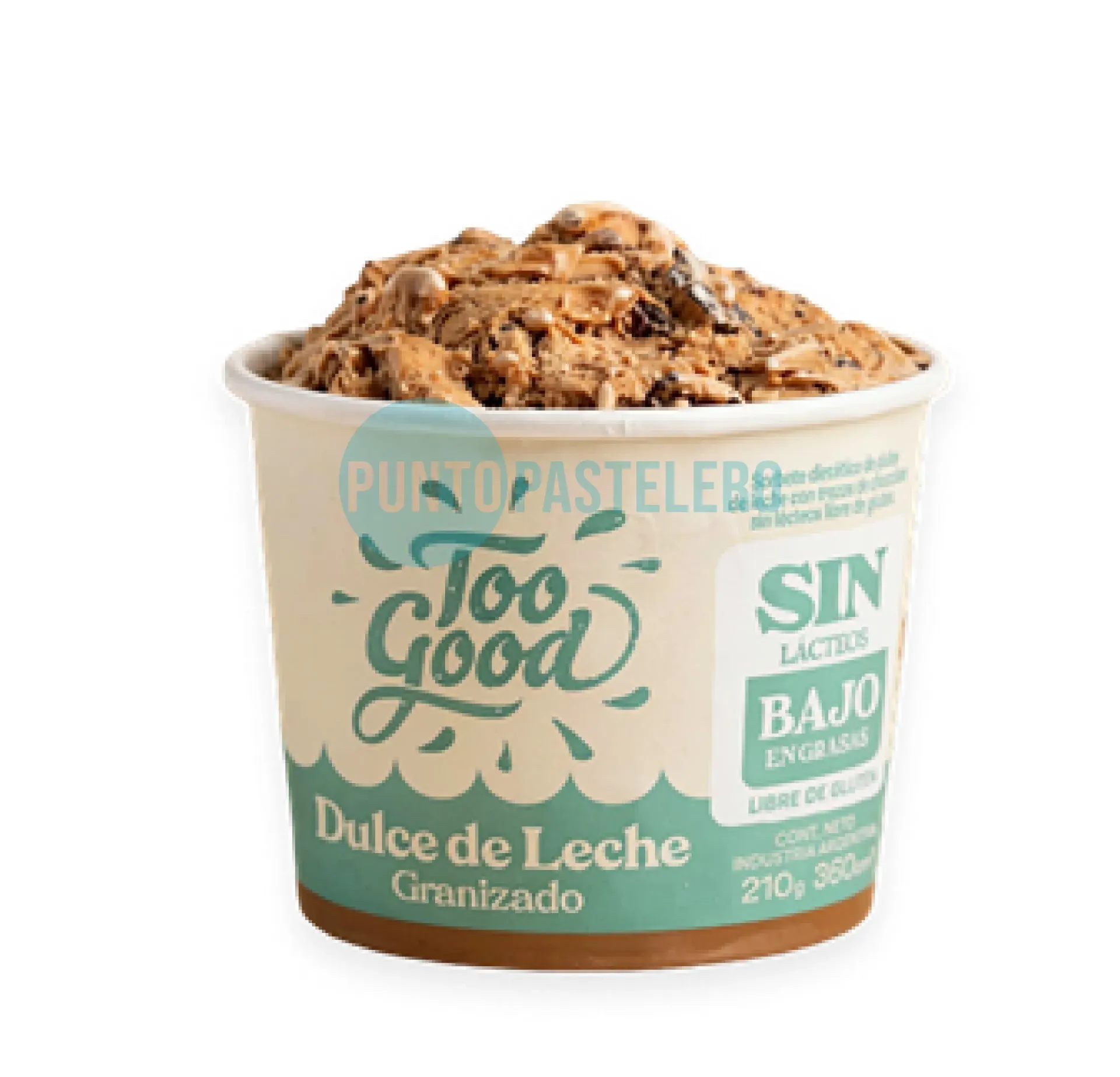 HELADO VEGANO DULCE DE LECHE GRANIZADO TOO GOOD (X 210 GR.) (SIN TACC) (SIN AZUCAR)