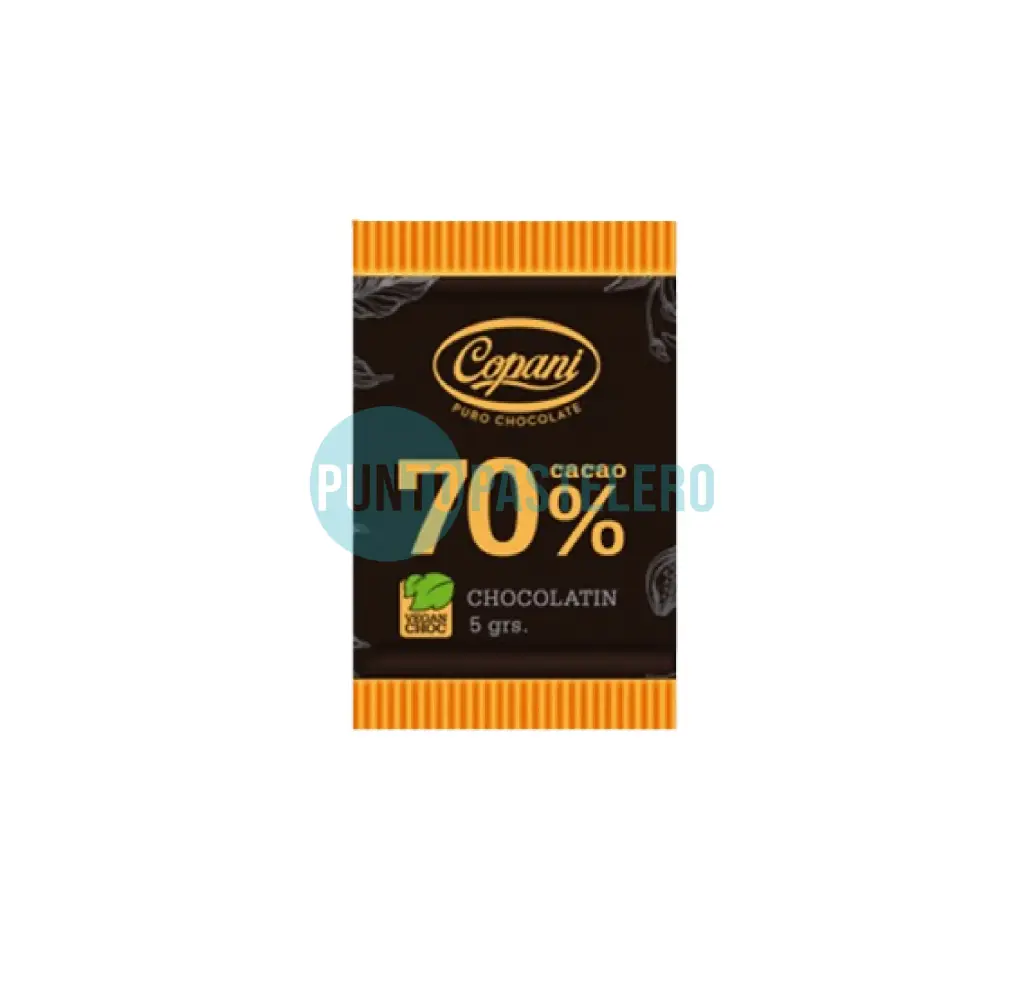 CHOCOLATINAS 70% CACAO COPANI (X 5 GR.)