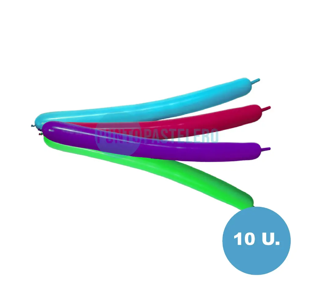 PACK GLOBO GLOBOLOGIA T260 MULTICOLOR (X 10 U.)