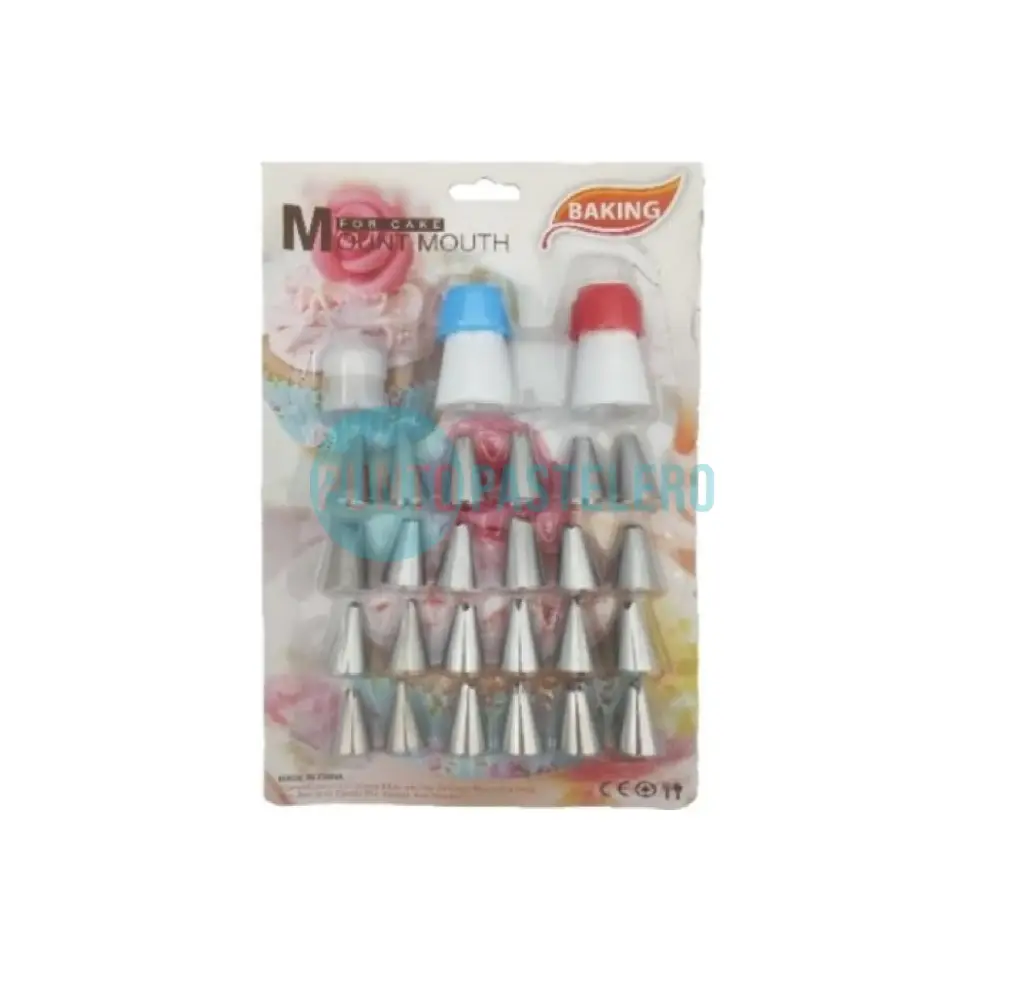 SET 24 PICOS + 3 CUPLAS (AERO BAKING)