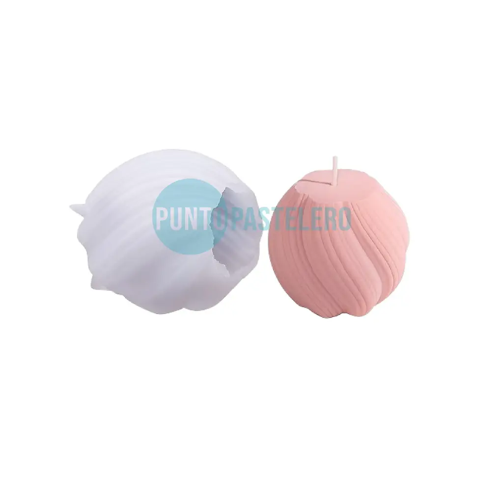 MOLDE SILICONA MODELO GIRATORIO GRANDE (10C15) (PARA VELA) [B8]