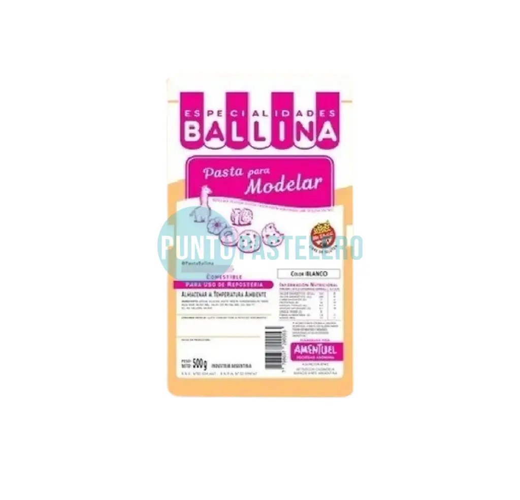 BALLINA PASTA PARA MODELAR (X 500 GR.)