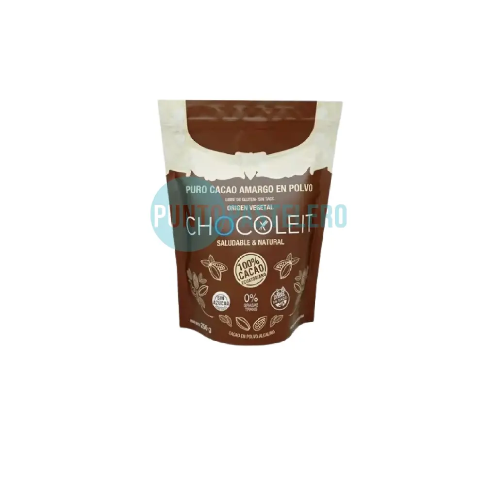 CACAO AMARGO CHOCOLEIT (X 250 GR.)