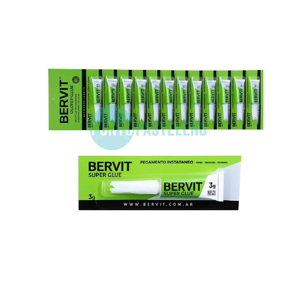 ADHESIVO INSTANTANEO BERVIT (3 G.)