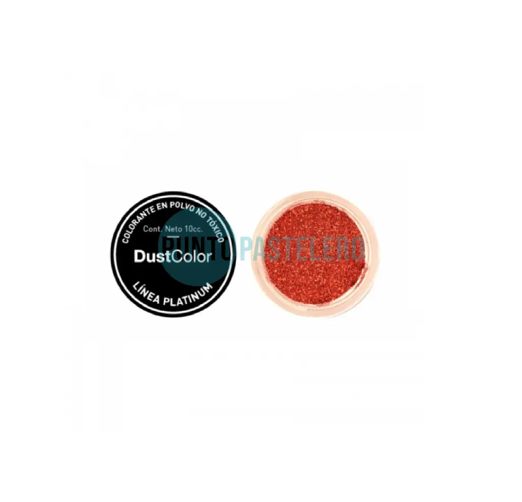 GLITTER ROJO LAVA DUST COLOR (X 10 CC.)