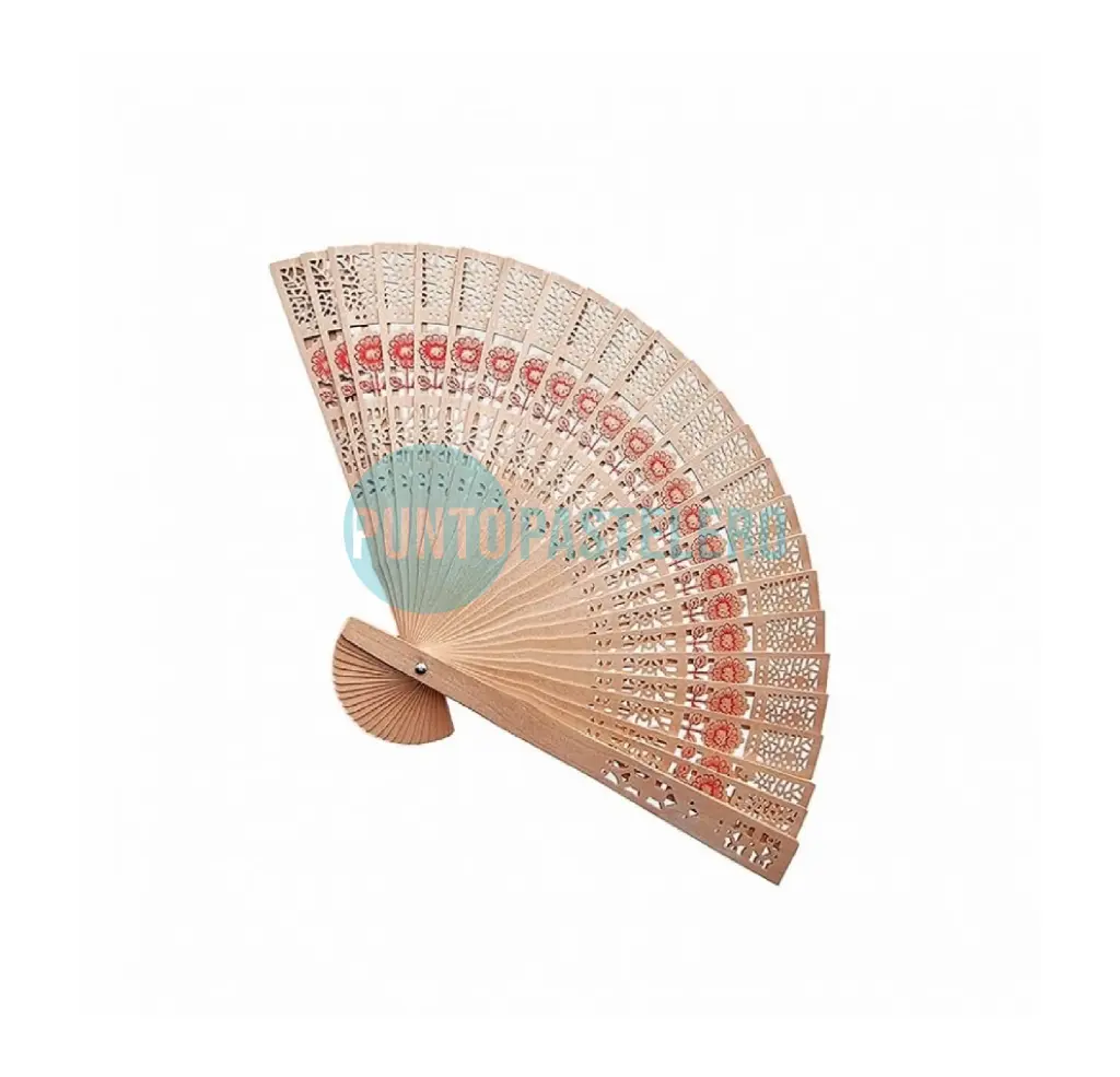 ABANICO BAMBOO MODELO GIRASOLES