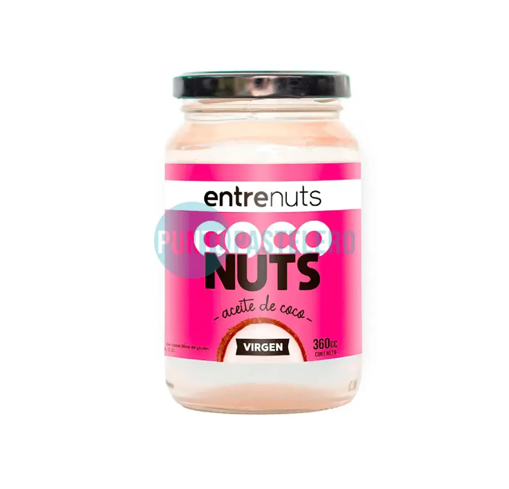 ACEITE DE COCO VIRGEN ENTRENUTS (X 360 CC.) (SIN TACC)