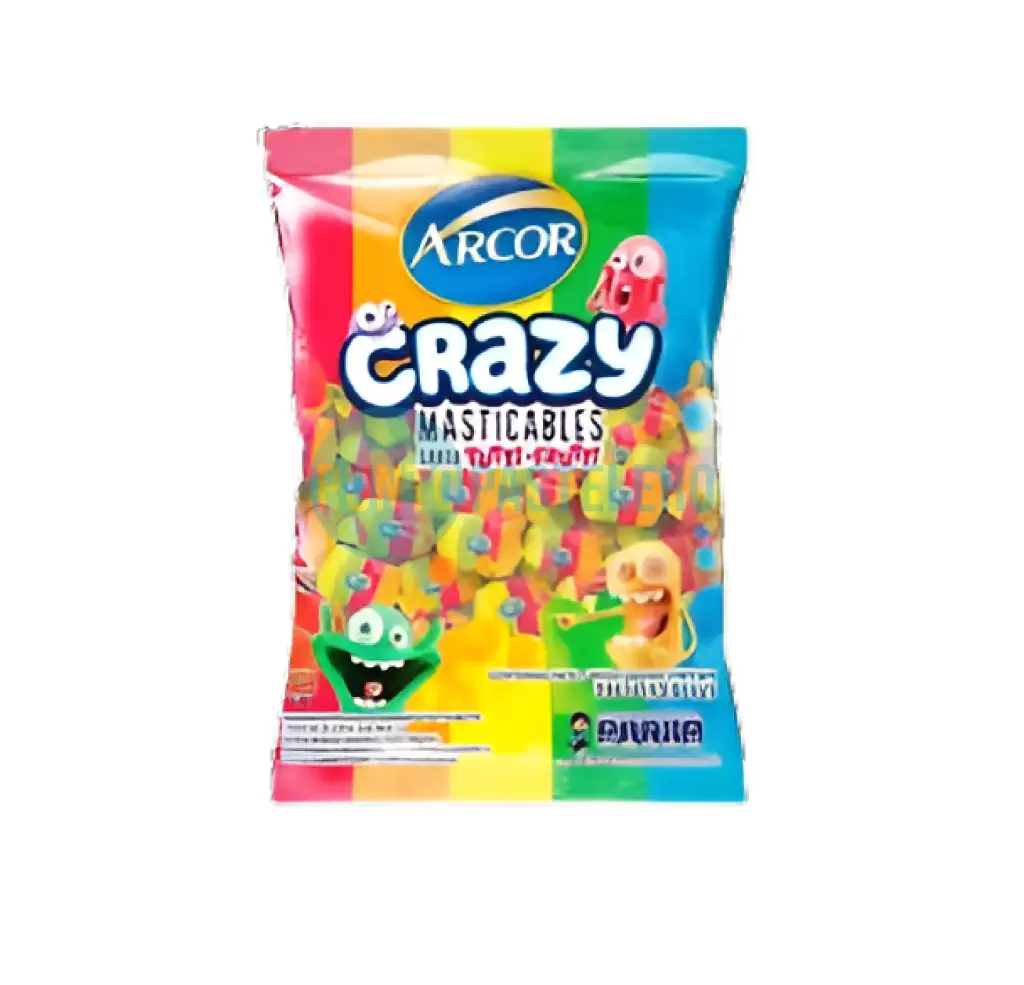 [7790580122799] CARAMELOS ARCOR CRAZY TUTTI MASTICABLE (X 800 GR.)