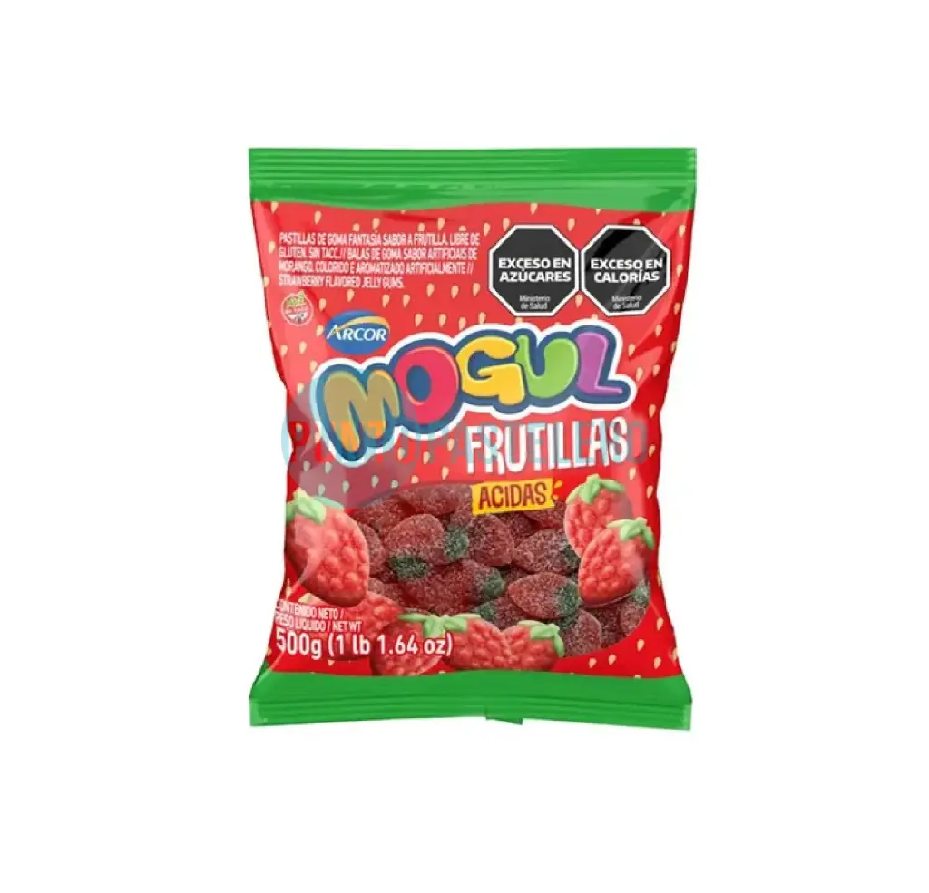 GOMITAS MOGUL FRUTILLAS ACIDAS (X 500 GR.)